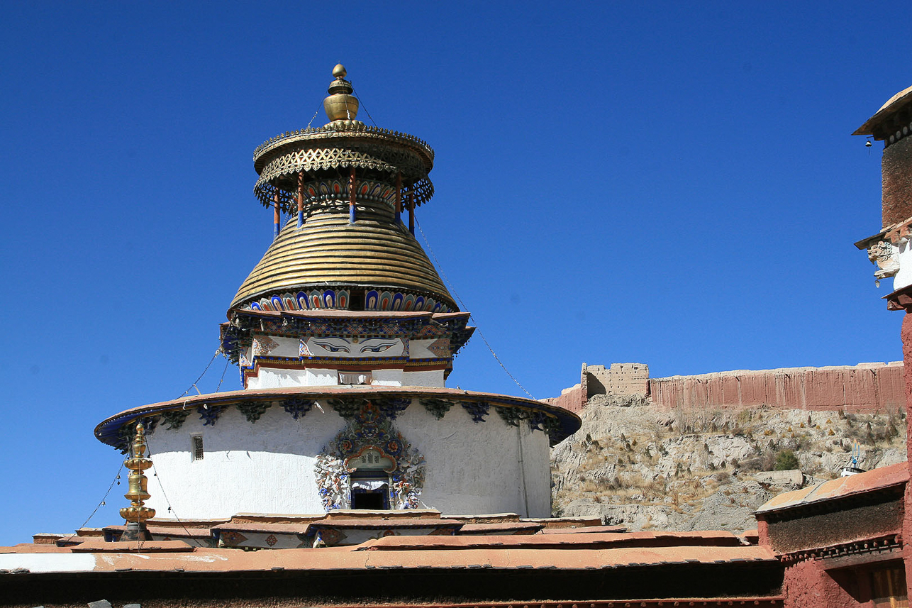 Top of the Gyantse Kumbum.