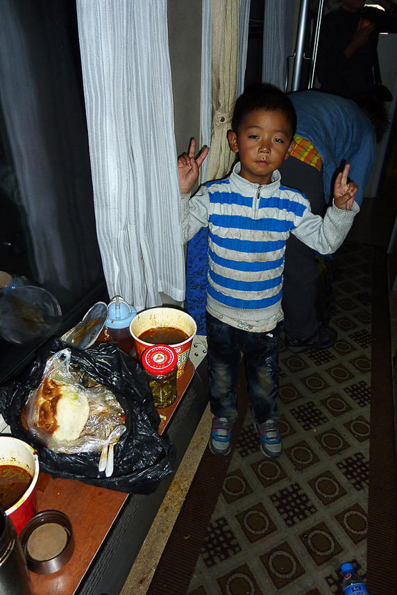 The Chinese people poured boling water over their box with dry noodles.