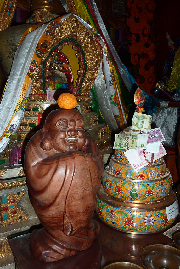 Statue of coming Buddha.