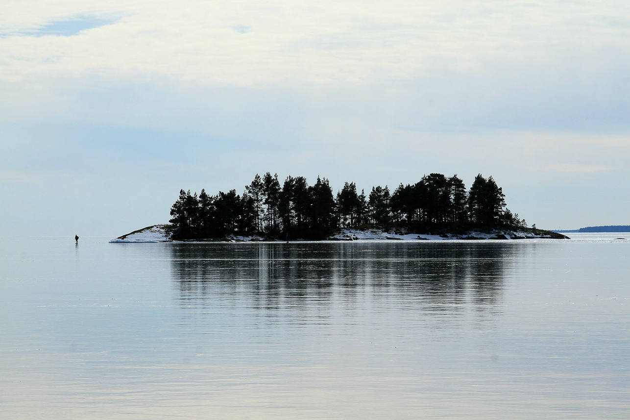 Magiskt skimmer på Vättern