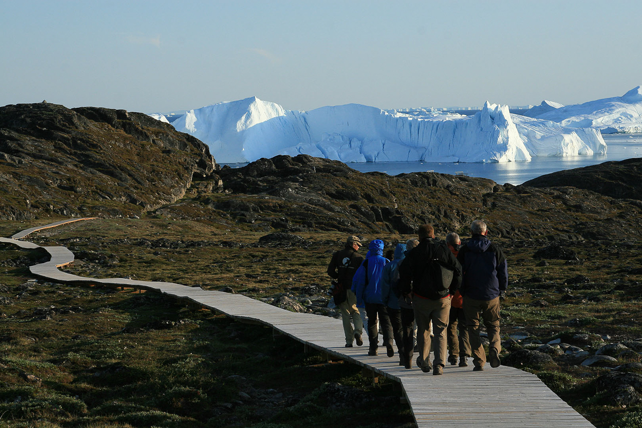 Promenad till isfjorden