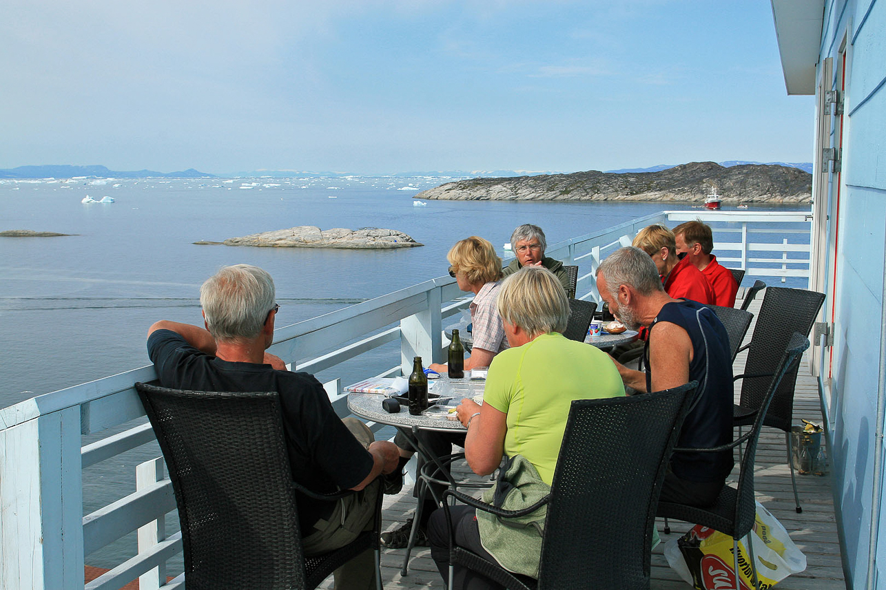 Utsikt från hotellterassen