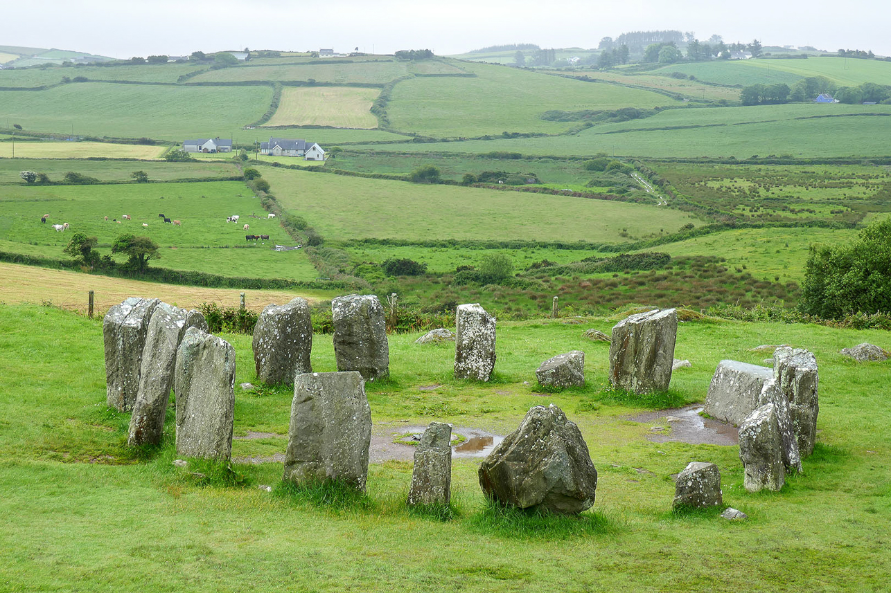 Drombeg Stone Circle, from around 153 BC to 127 AC