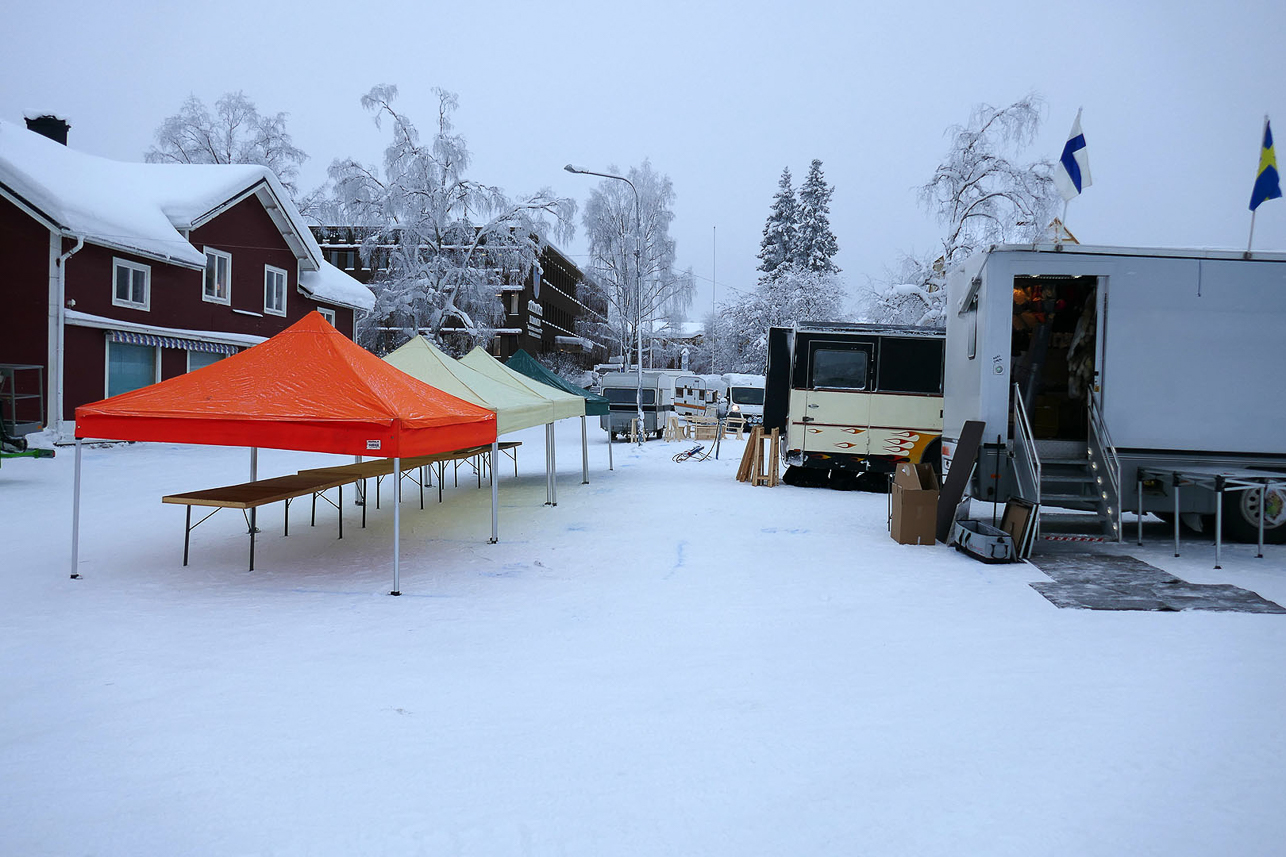 Preparations for Jokkmokk market