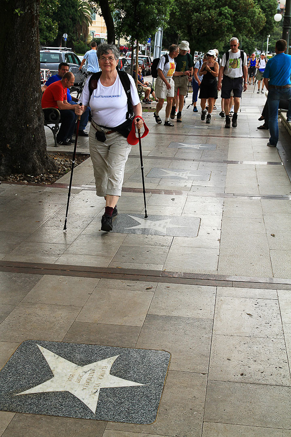 Walk of fame in Opatija.