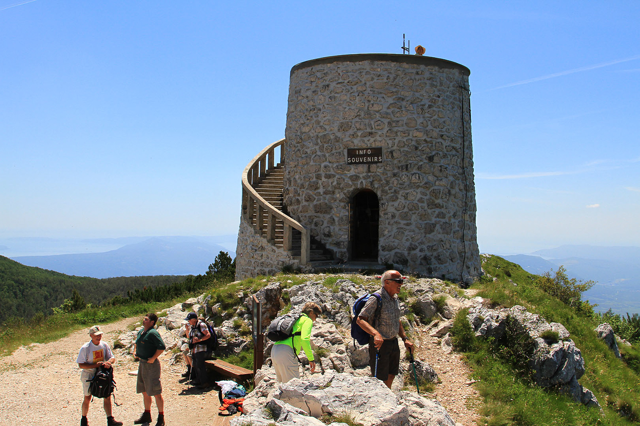 Ucka peak, 1400 meters.