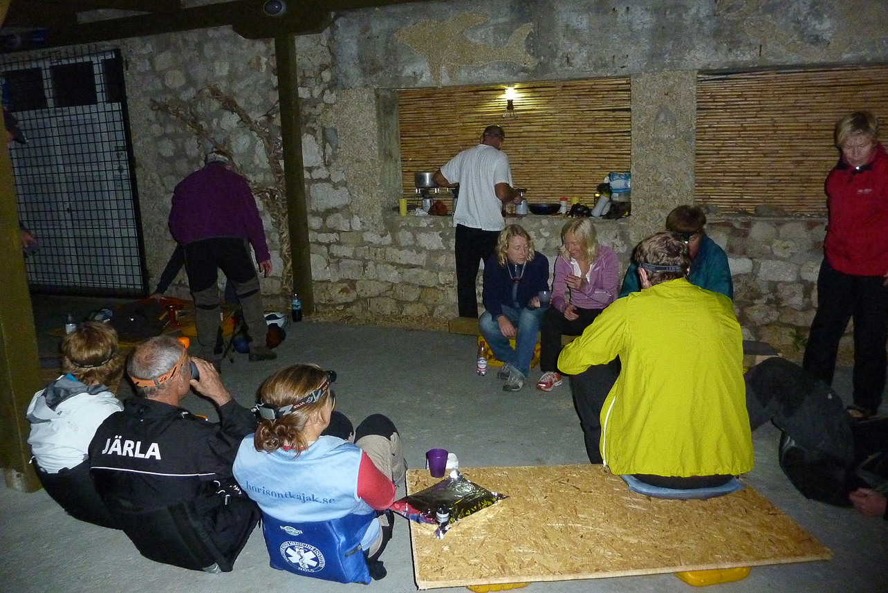 Our dinner at the prison.