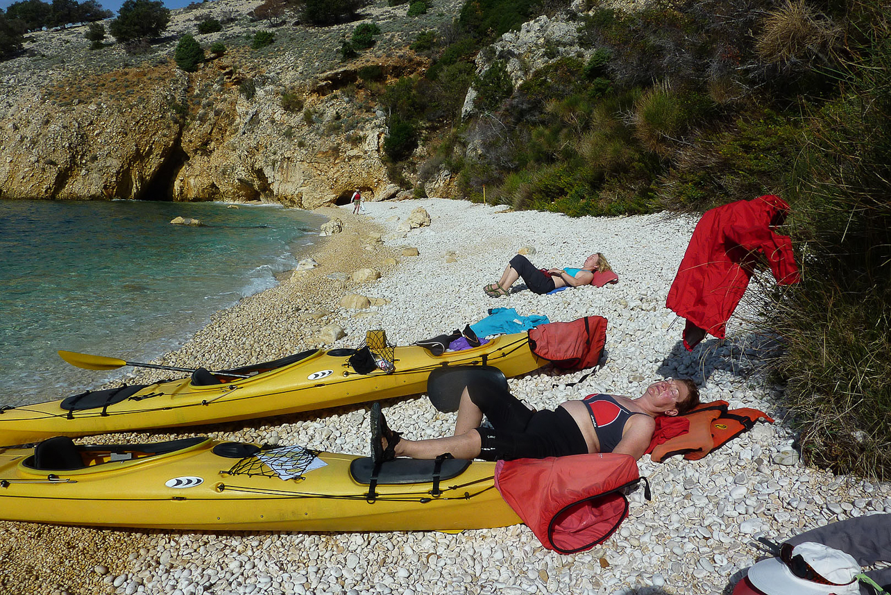 Some rest, before the passage to Plavnik.