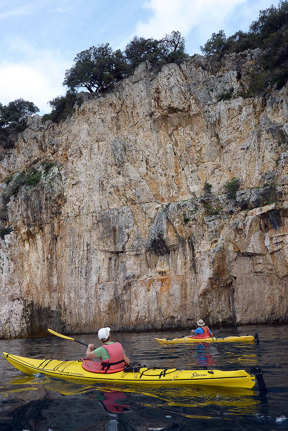 Looking for the rare Griffon Vultures, some pairs nest on the cliffs of Plavnik and on Cres.