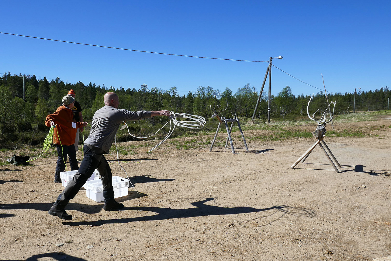 Activity during the geocaching event