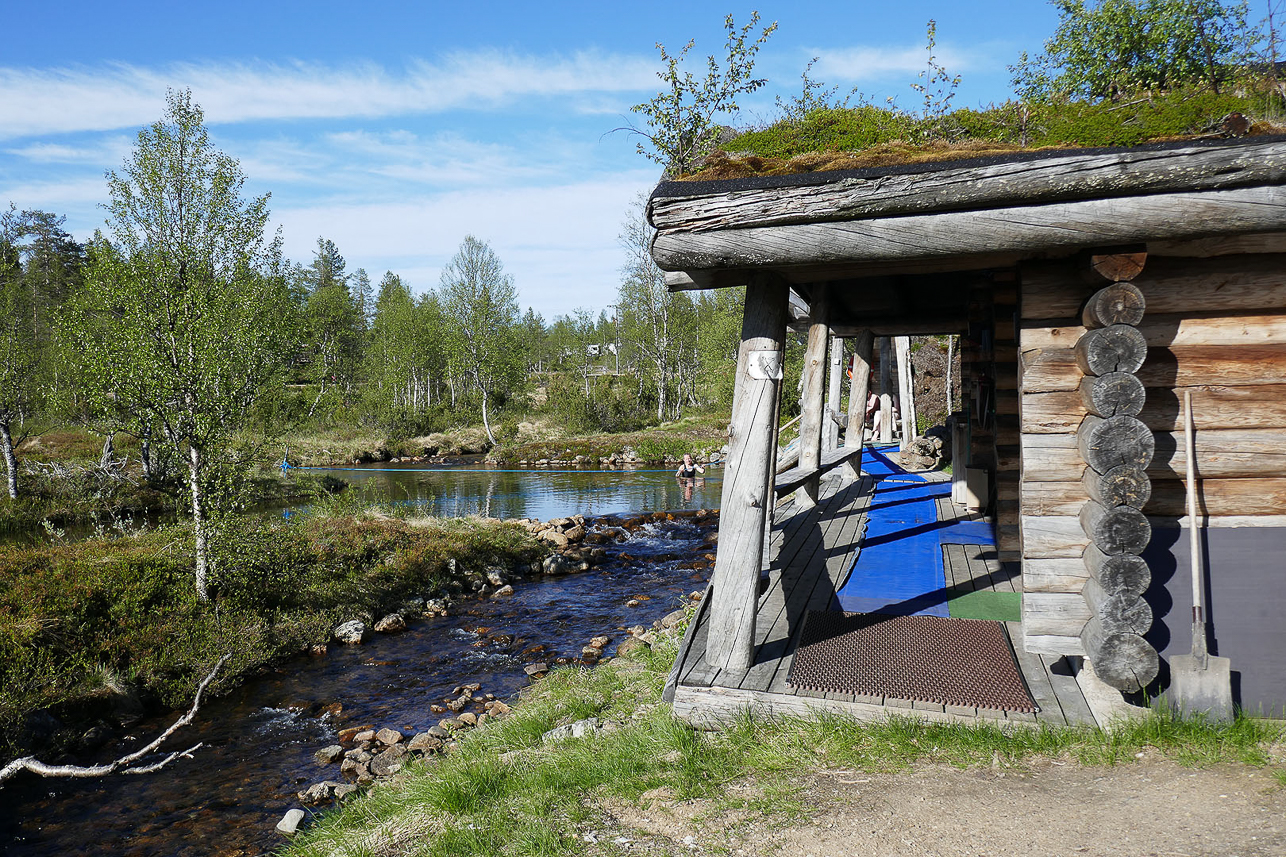 The saunas (normal and smoke)