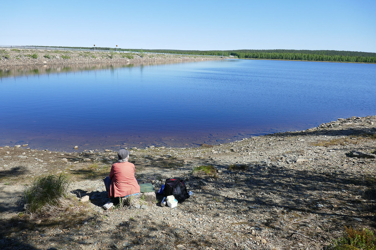 Coffebreak at Porttipahta artificial lake