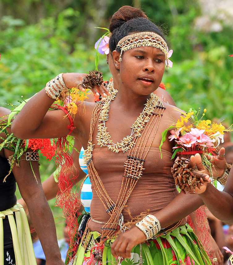 Santa Ana woman, beautifully decorated