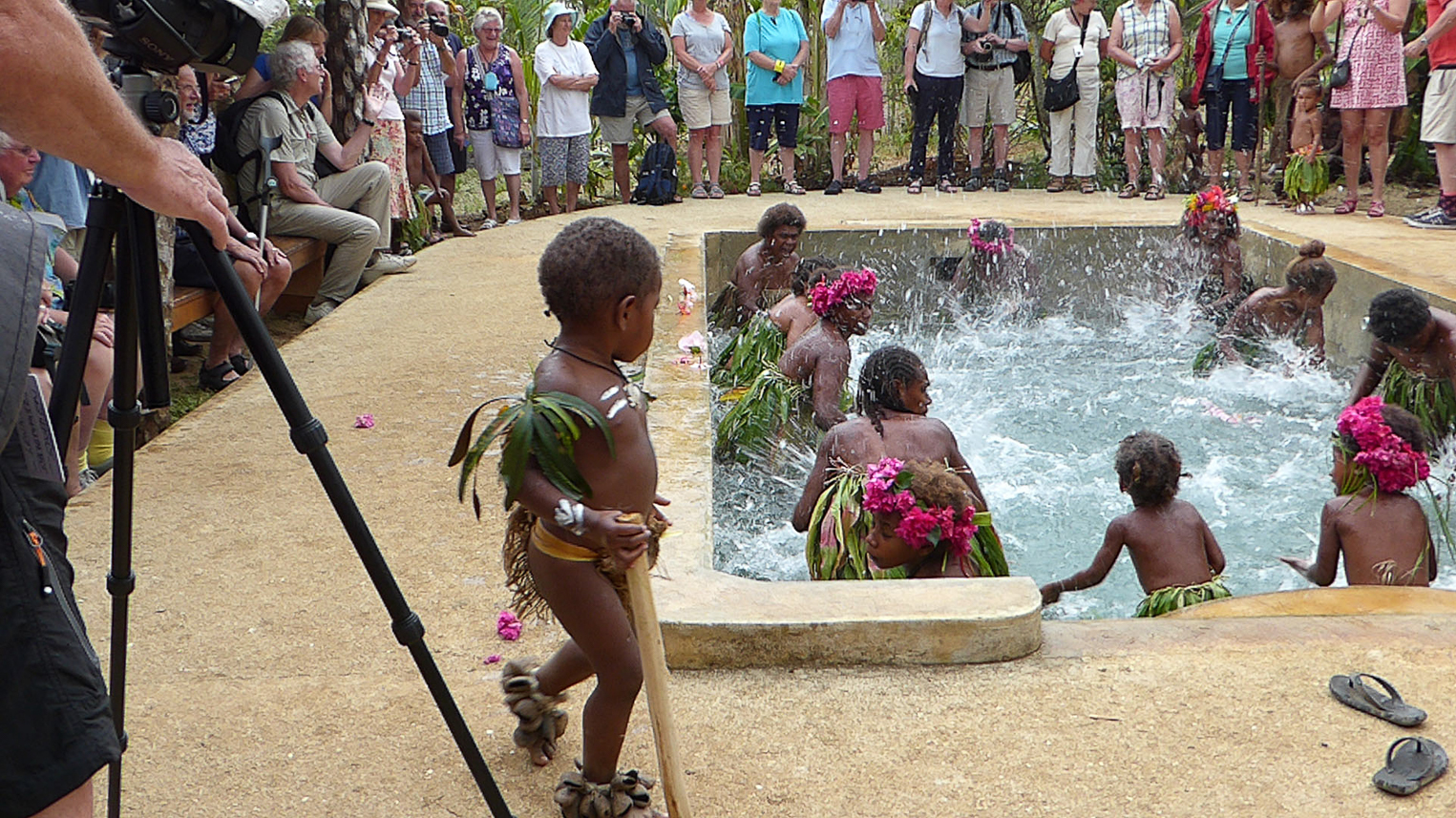 Water music, producing special sounds