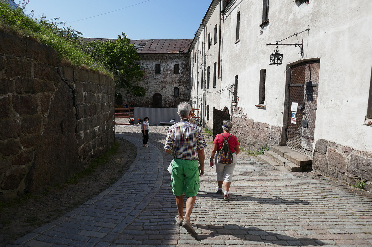 Inside the castle