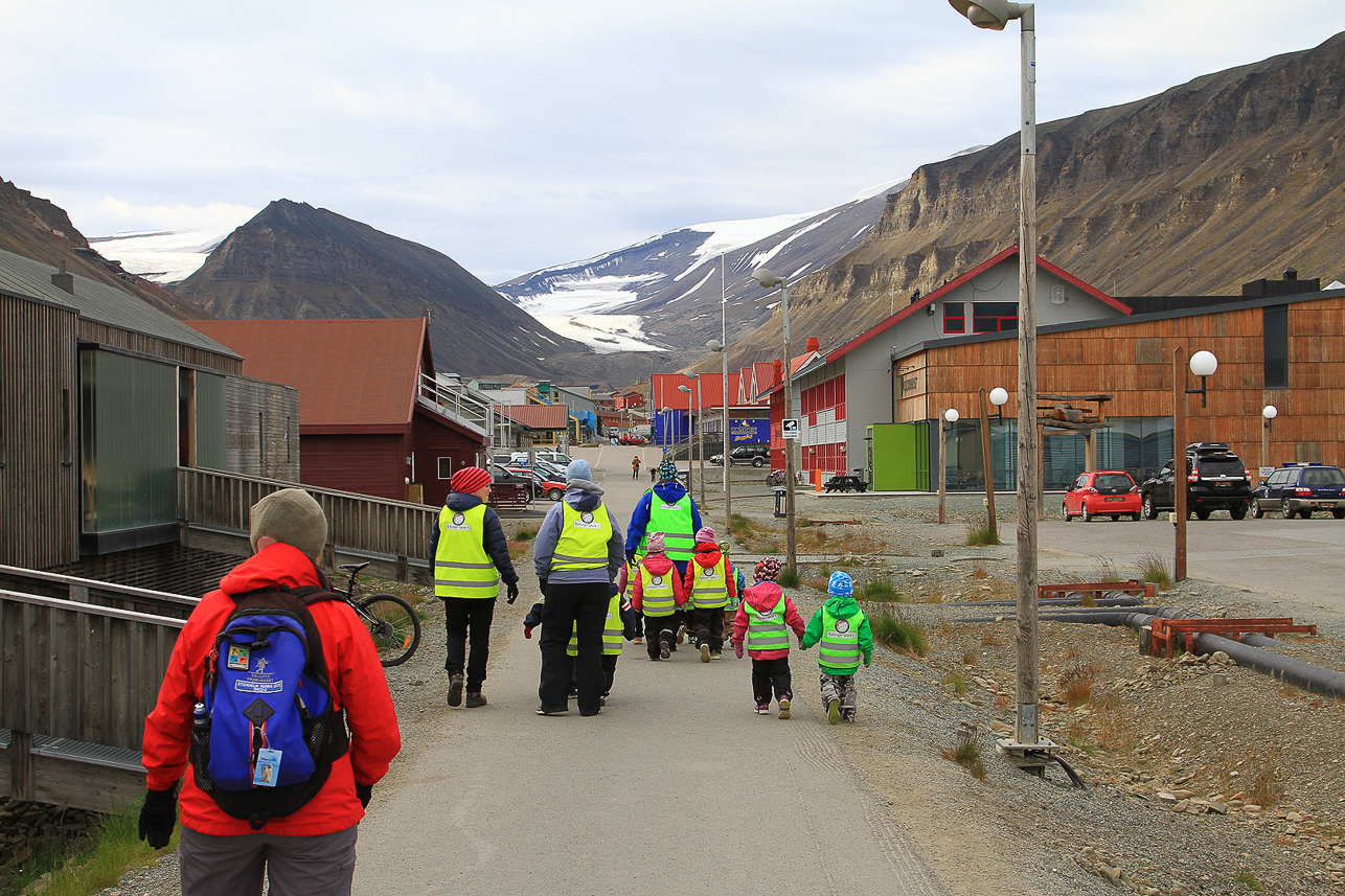 A lot of young people in Longyearbyen.