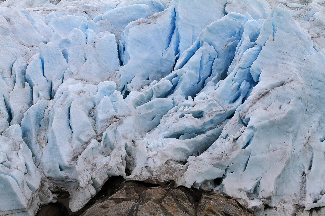 Glacier ice.