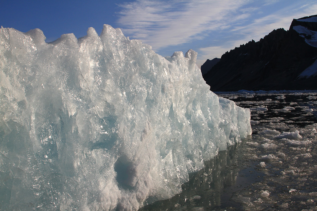 Glacier ice.