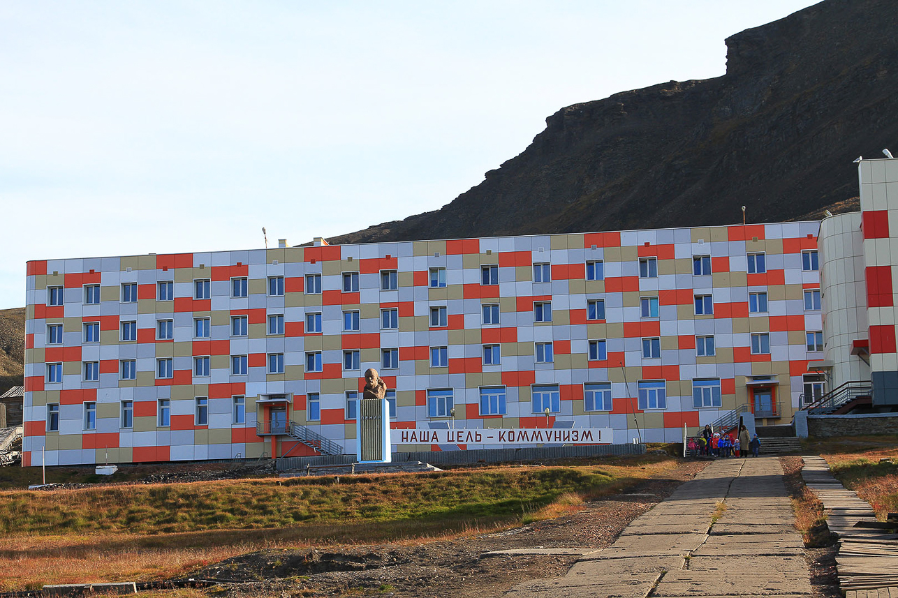 Barentsburg. Russian.