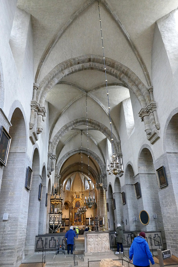 Inside the Varnhem monastery church