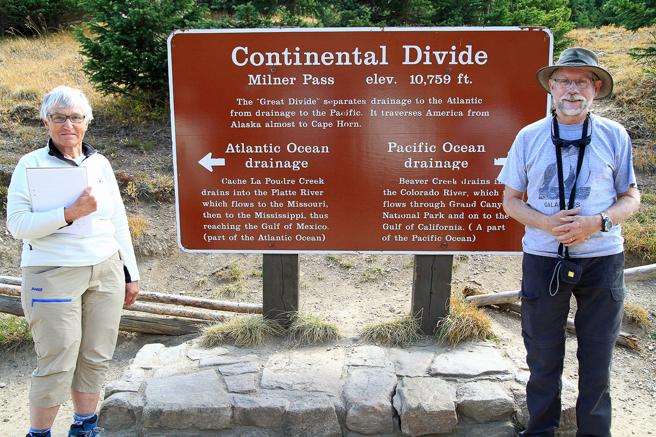 The Continental Divide at Milner Pass