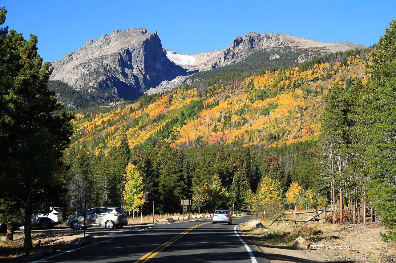 Bear Lake Road in Rocky Mountain national park