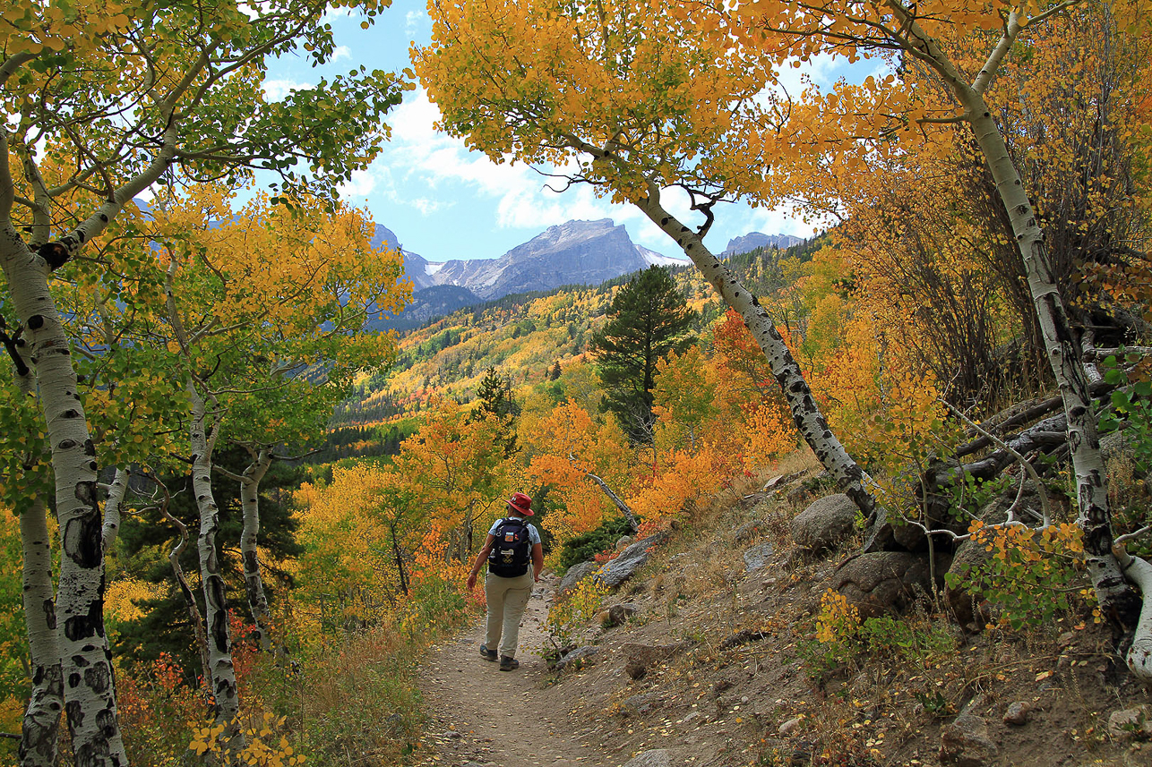 Descending from Bierstadt Lake