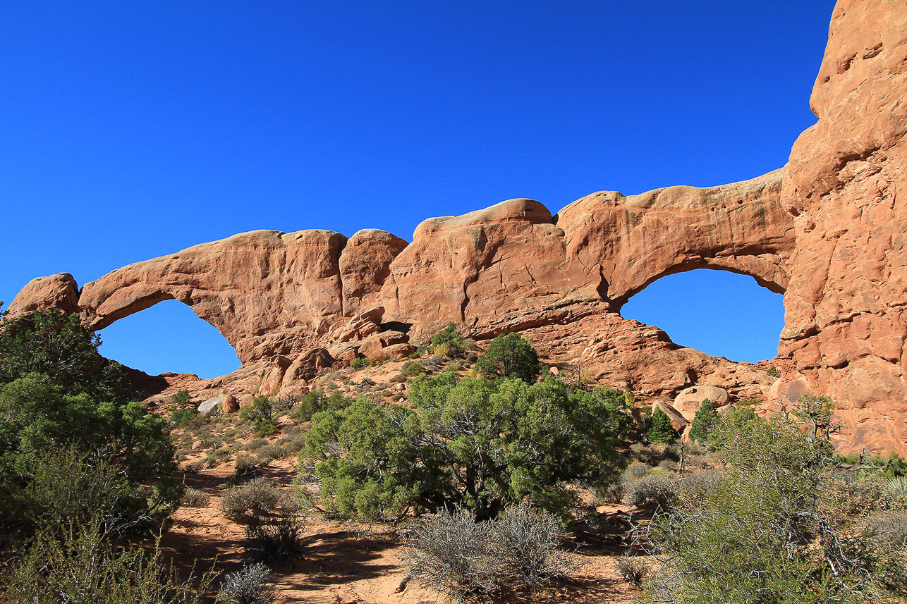 South and North Window arches