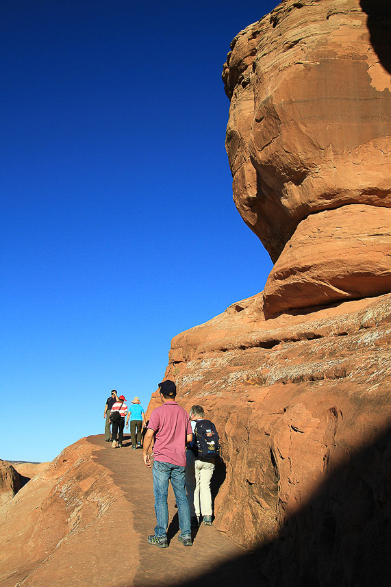 On the path to Delicate Arch