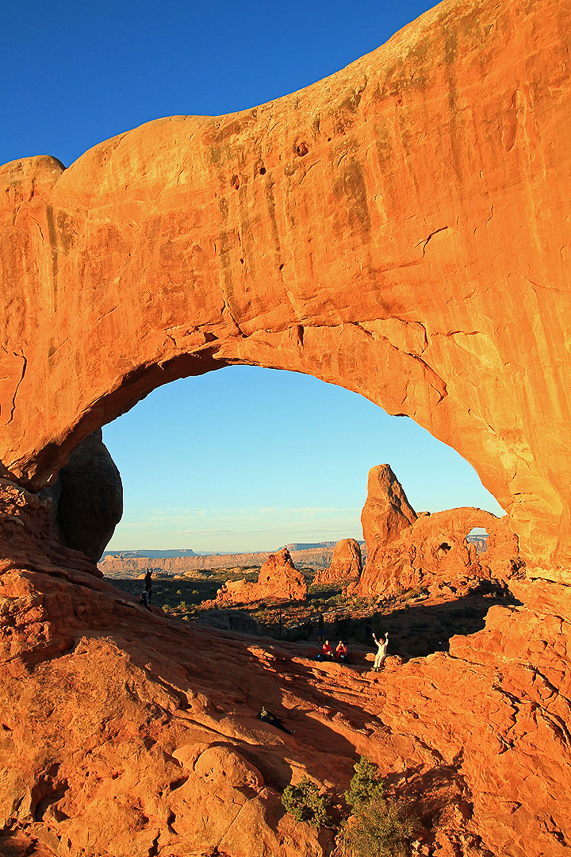 North Window with Camilla and Turret Arch