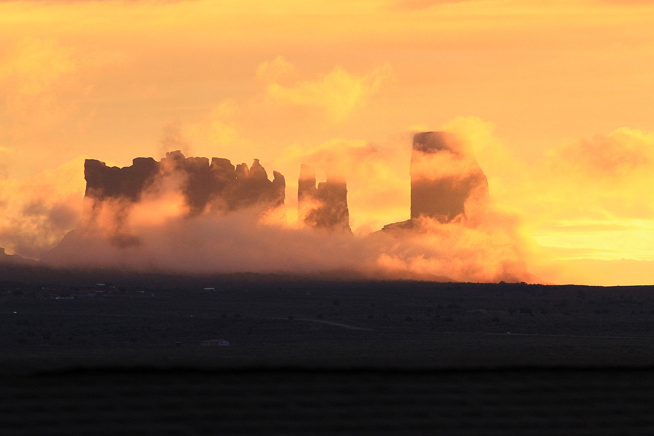 Sunrise at Monument Valley