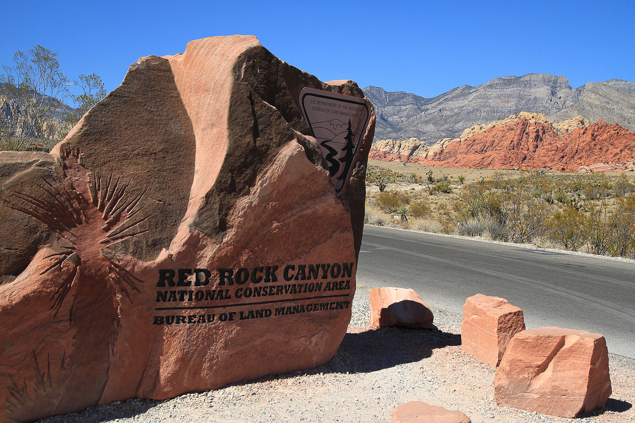 Red Rock Canyon (west of Las Vegas)