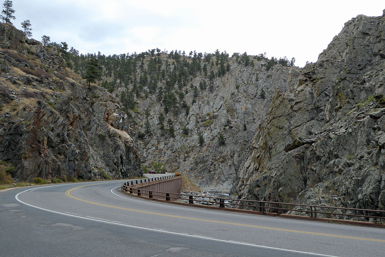 Valleys east of Estes Park