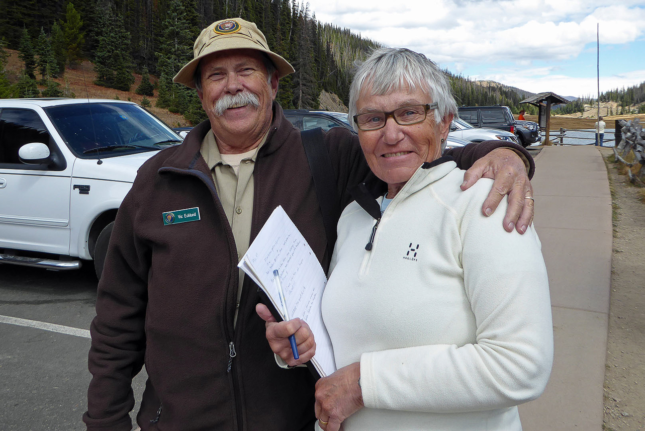 Volunteer, e.g. handling parking at the national parks