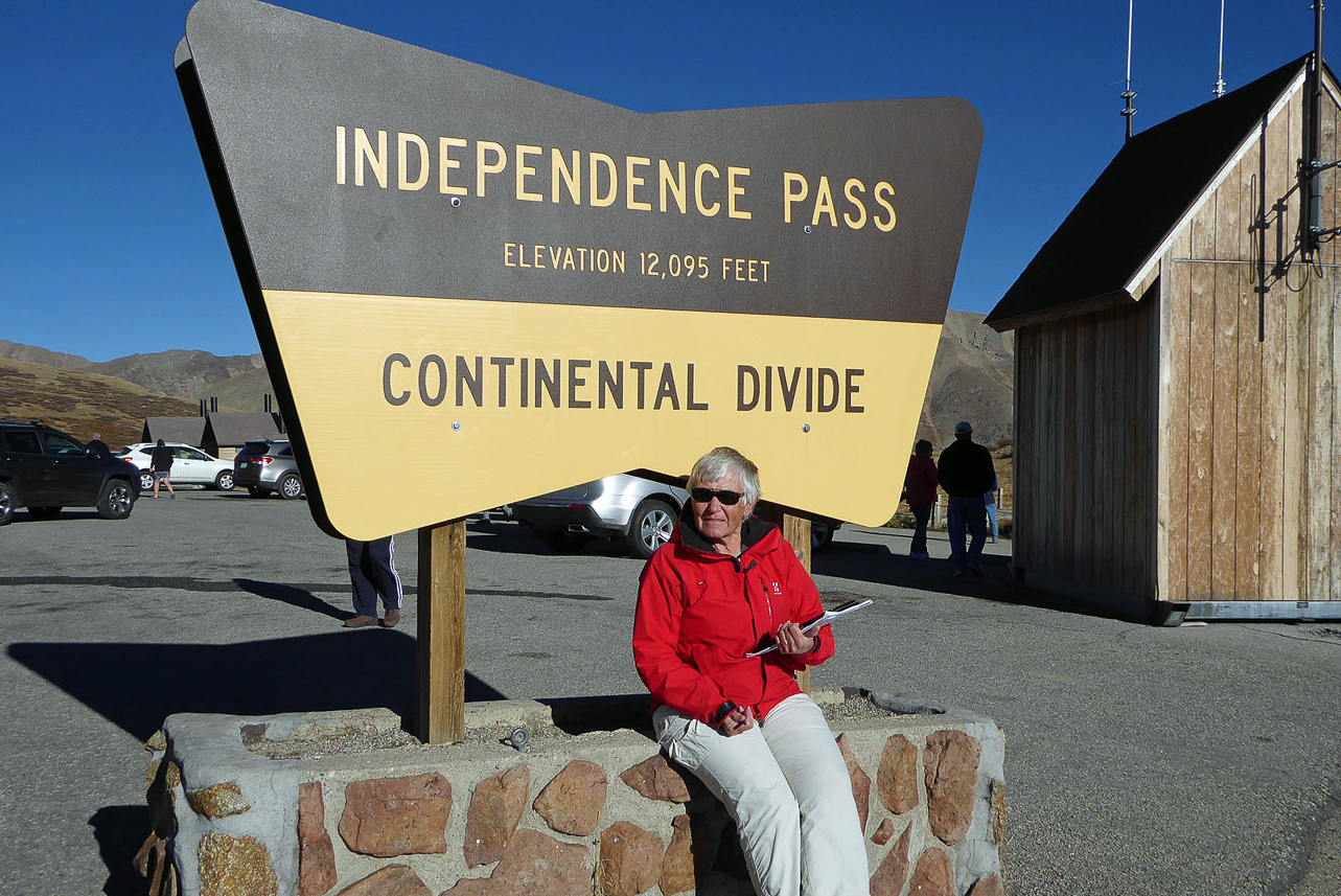 Continental Divde again, this time at the Independence Pass (east of Aspen)