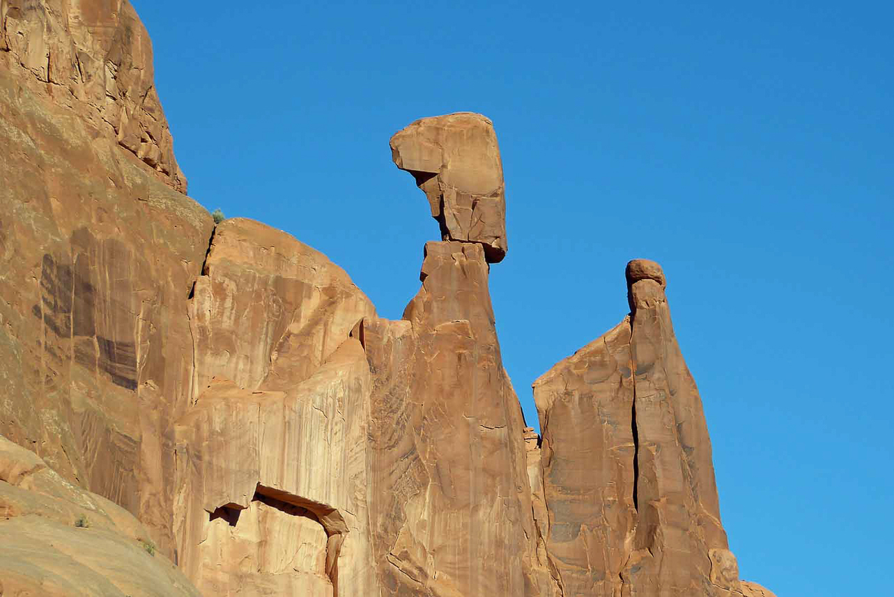 A balanced rock