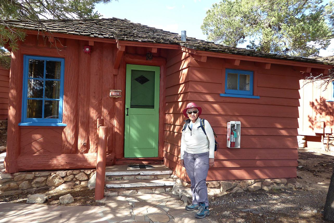 Our cabin at Bright Angel Lodge, close to the canyon